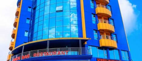 Façade de l’hébergement