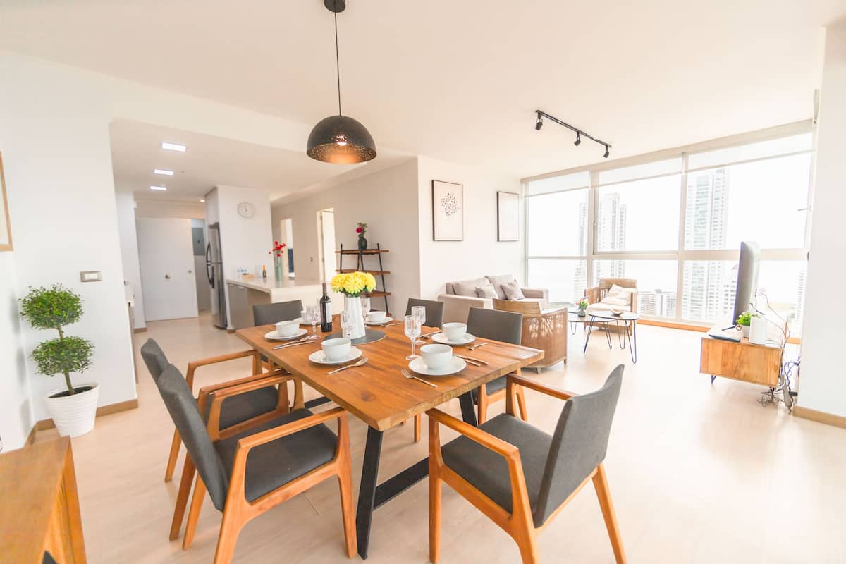 Apartment, 3 Bedrooms | Living area | 32-inch Smart TV with digital channels, TV, Netflix