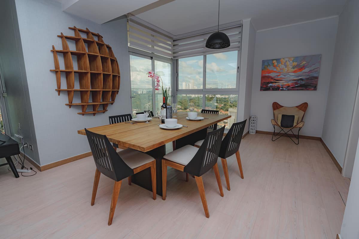 Deluxe Apartment, 3 Bedrooms | Living area | 32-inch Smart TV with digital channels, TV, Netflix