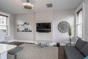 Living area - Heart of Mainstrasse Apt 4 (Covington)