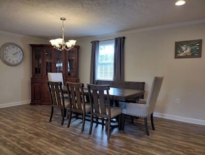 Dining - Backwoods Family Getaway! 3 Bedroom house! (Blanch)