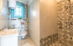 Shower, hair dryer