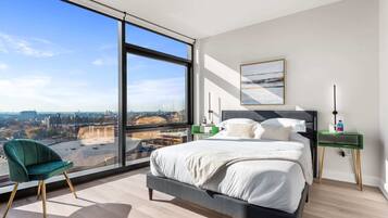 2 bedrooms, iron/ironing board, travel crib, WiFi