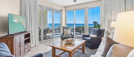 Smart TV, DVD player, books, video library