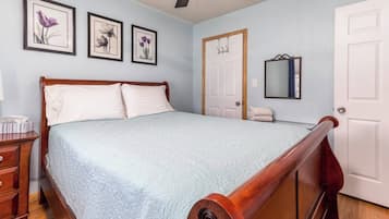 2 chambres, fer et planche à repasser, Wi-Fi, draps fournis