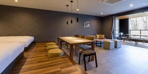 [No pets allowed]Standard Room, Non Smoking | Living area | 55-inch flat-screen TV with digital channels, TV, heated floors