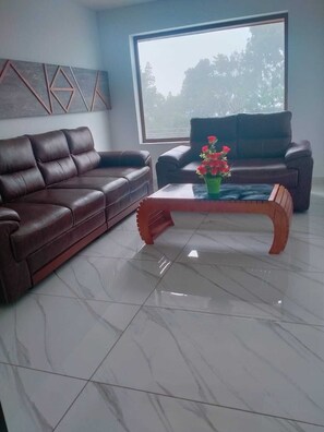 Lobby sitting area - The Lavender Resort (Vythiri)