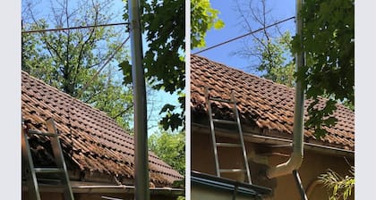 Renovierte Holz-lehmhütte mit Bestandschutz im Naturschutzgebiet