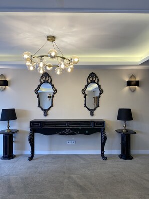 Sala de estar en el lobby