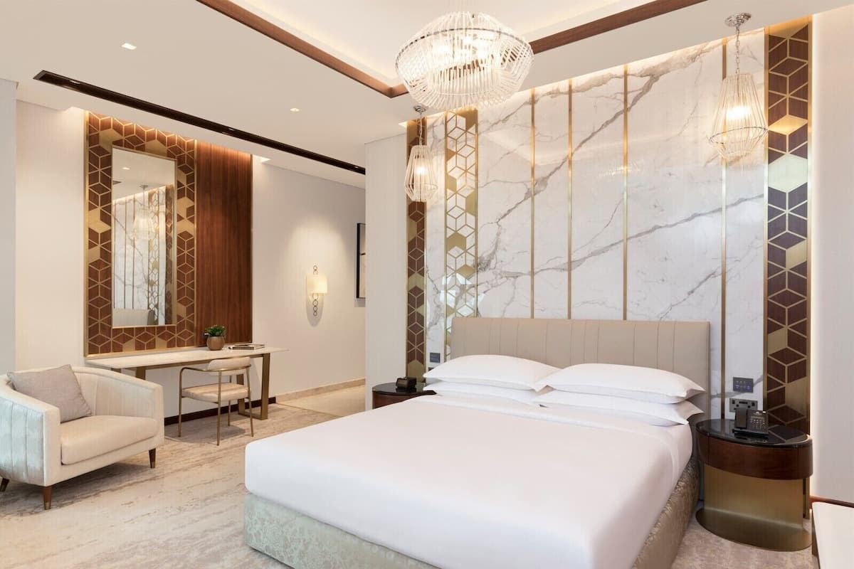 Deluxe King Room | 1 soveværelse, premium-sengetøj, skrivebord