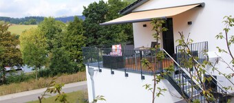 New holiday home directly at the Diemelsee-Willingen-Sauna-3 bedrooms-2 terraces