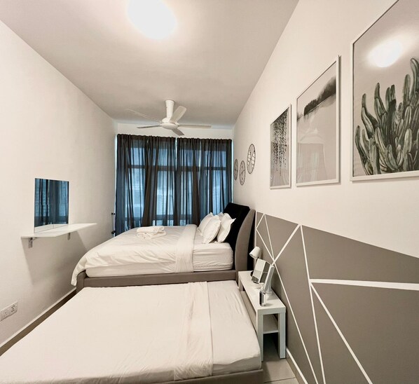 3 chambres, fer et planche Ă repasser, Wi-Fi