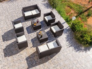 Ferienhaus, 1 Schlafzimmer, barrierefrei, Raucher | Aussenbereich