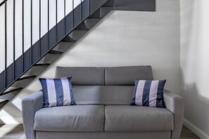 Duplex | Área de estar | Smart TV 40 polegadas com canais digitais