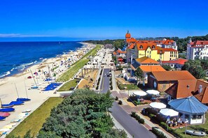 Vlak bij het strand