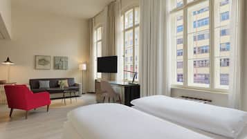 Standard Loft | Hypo-allergenic bedding, minibar, in-room safe, desk