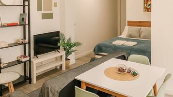 1 soveværelse, strygejern/strygebræt, gratis Wi-Fi, sengetøj