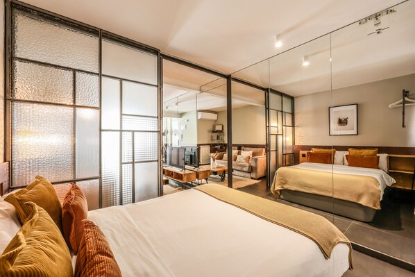 1 chambre, fer et planche Ă repasser, Wi-Fi gratuit, draps fournis
