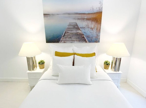 2 bedrooms, iron/ironing board, free WiFi, bed sheets