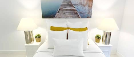 2 slaapkamers, een strijkplank/strijkijzer, gratis wifi, beddengoed