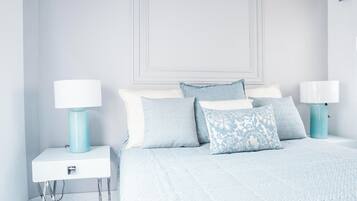 3 slaapkamers, een strijkplank/strijkijzer, gratis wifi, beddengoed