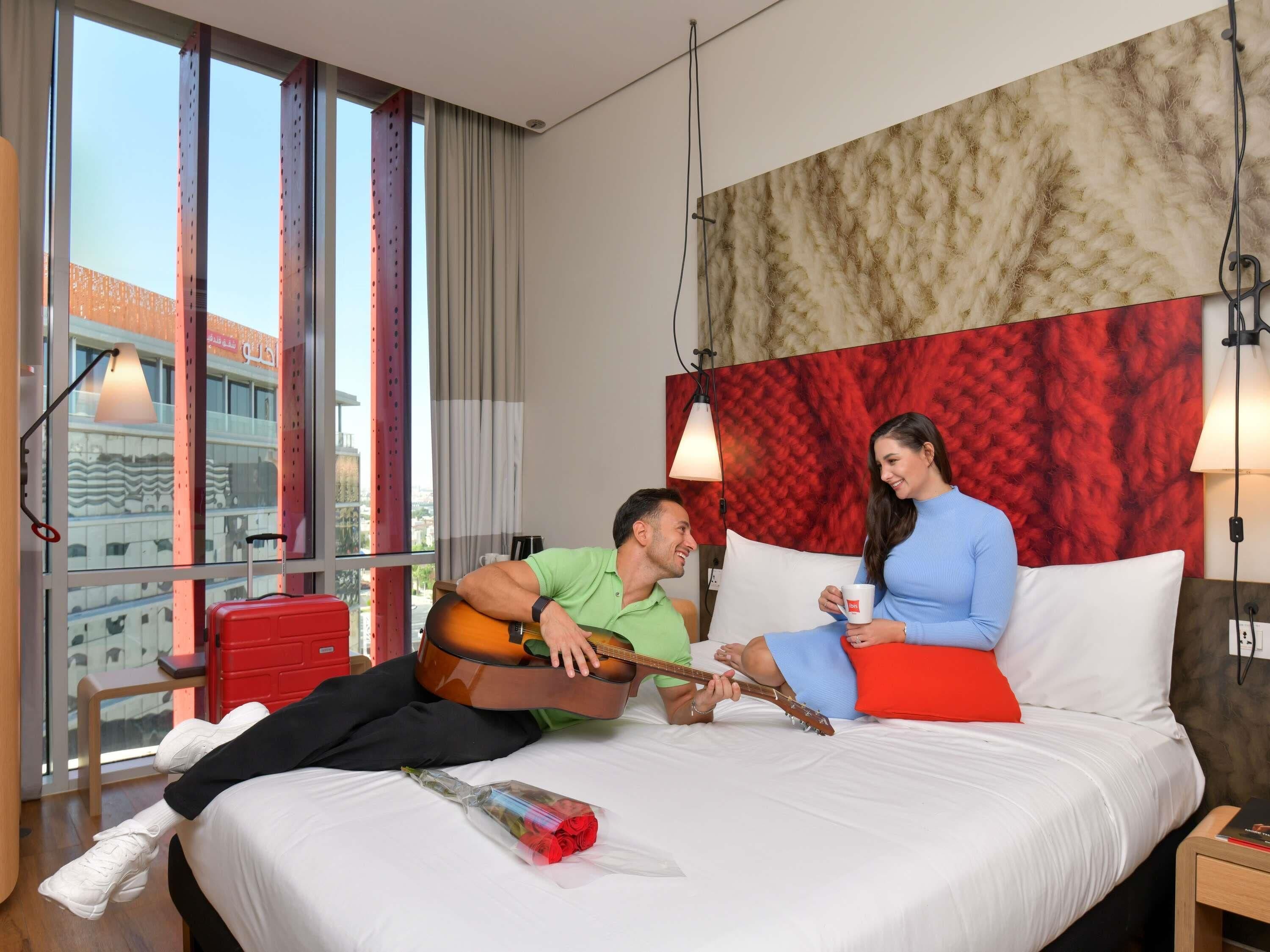 Premium bedding, memory foam beds, minibar, in-room safe