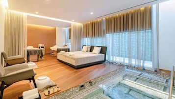 Espace de soins pour les couples, soins corporels, soins du visage