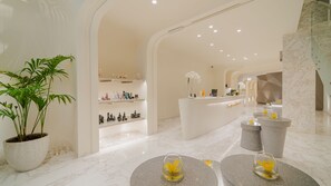 Espace de soins pour les couples, sauna, soins corporels