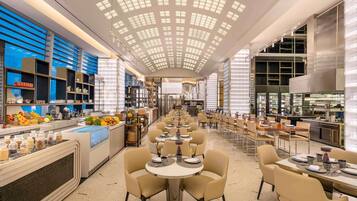 Daily full breakfast (QAR 150 per person)