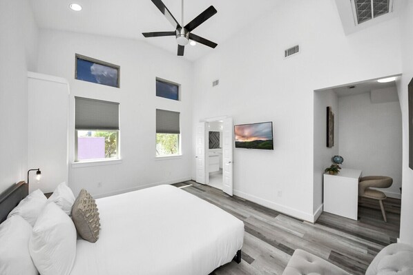 5 habitaciones, tabla de planchar con plancha y wifi gratis 