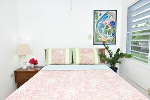 1 間睡房、熨斗/熨衫板、免費 Wi-Fi、床單