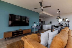TV, smart speakers, offices