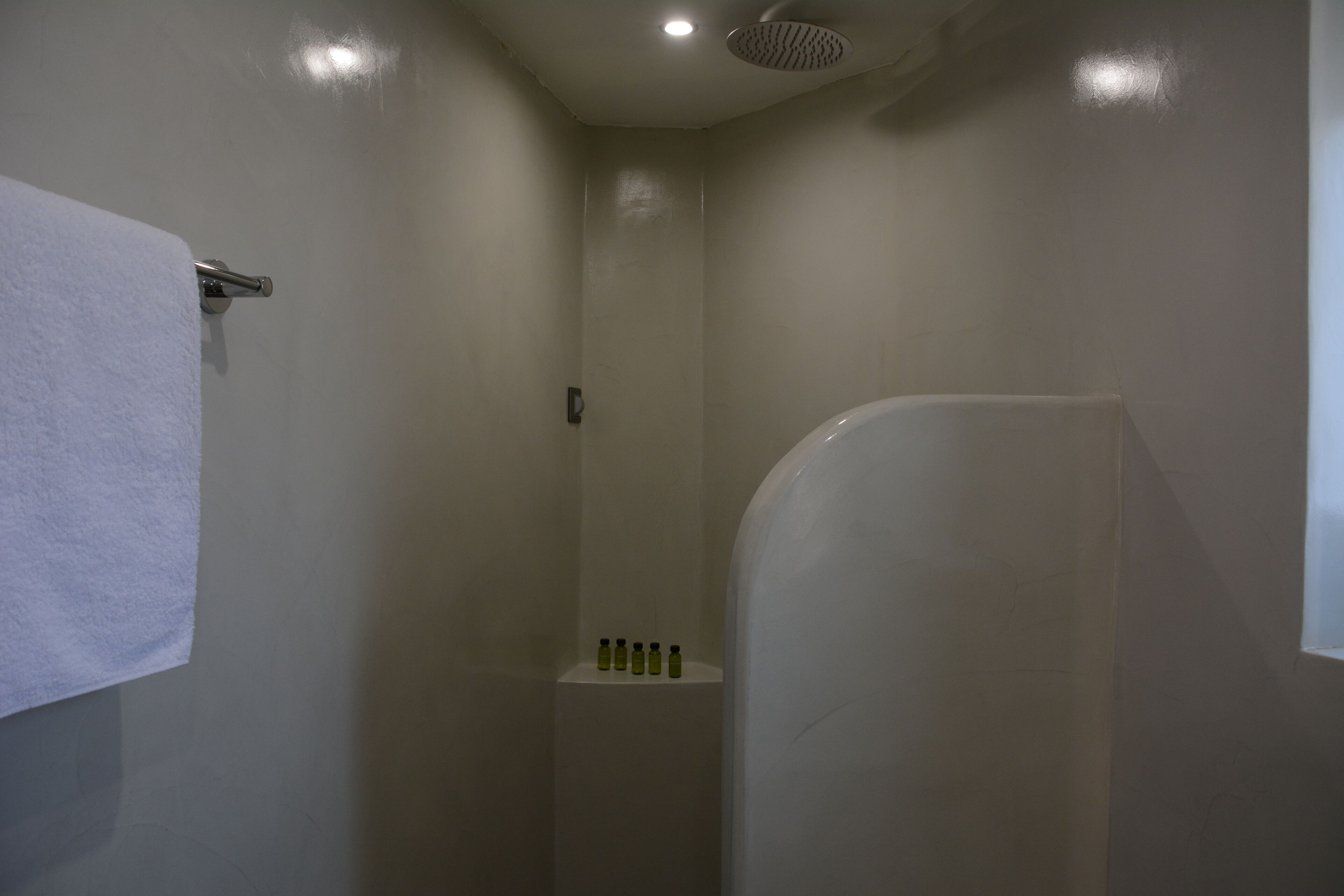 comfort room, pool view | bathroom shower