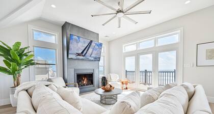 BEACHFRONT Multi-Family Home, 3 levels with decks!