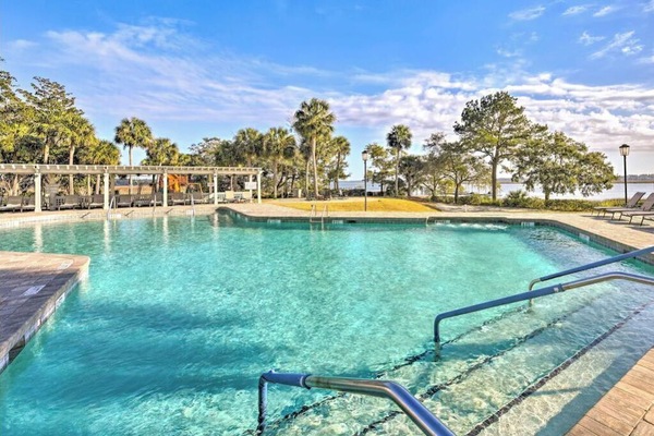 The pool at the River House , this is for the entire family. Heated & cooled