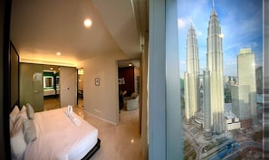 Suite, 1 Schlafzimmer (KLCC view) | Hochwertige Bettwaren, Daunenbettdecken, individuell eingerichtet