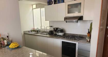 Spacious room with private bathroom and balcony
