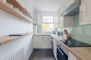 Basic Apartment, 1 King Bed with Sofa bed | Private kitchen | Fridge, oven, stovetop, dishwasher