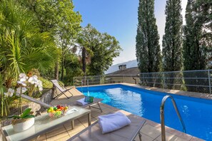 Family Villa, Multiple Bedrooms, Mountainside (Villa Panorama with private pool) | Pool | Seasonal outdoor pool - Villa Panorama With Private Pool (Nago-Torbole)