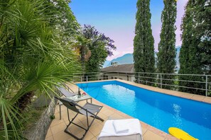 Biệt thự dành cho gia đình, 3 phòng ngủ, cạnh núi (Villa Panorama with private pool) | Hồ bơi riêng