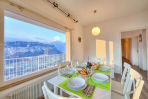 Family Villa, Multiple Bedrooms, Mountainside (Villa Panorama with private pool) | Dining - Villa Panorama With Private Pool (Nago-Torbole)
