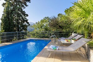 Family Villa, Multiple Bedrooms, Mountainside (Villa Panorama with private pool) | Pool | Seasonal outdoor pool - Villa Panorama With Private Pool (Nago-Torbole)