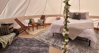 Cozy 1-Bedroom Yurt With Indoor Wood Stove