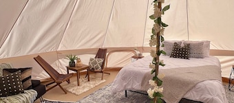 Cozy 1-Bedroom Yurt With Indoor Wood Stove