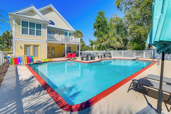 Murells Inlet Vacation Rental | 4BR | 5BA | Steps Required For Access
