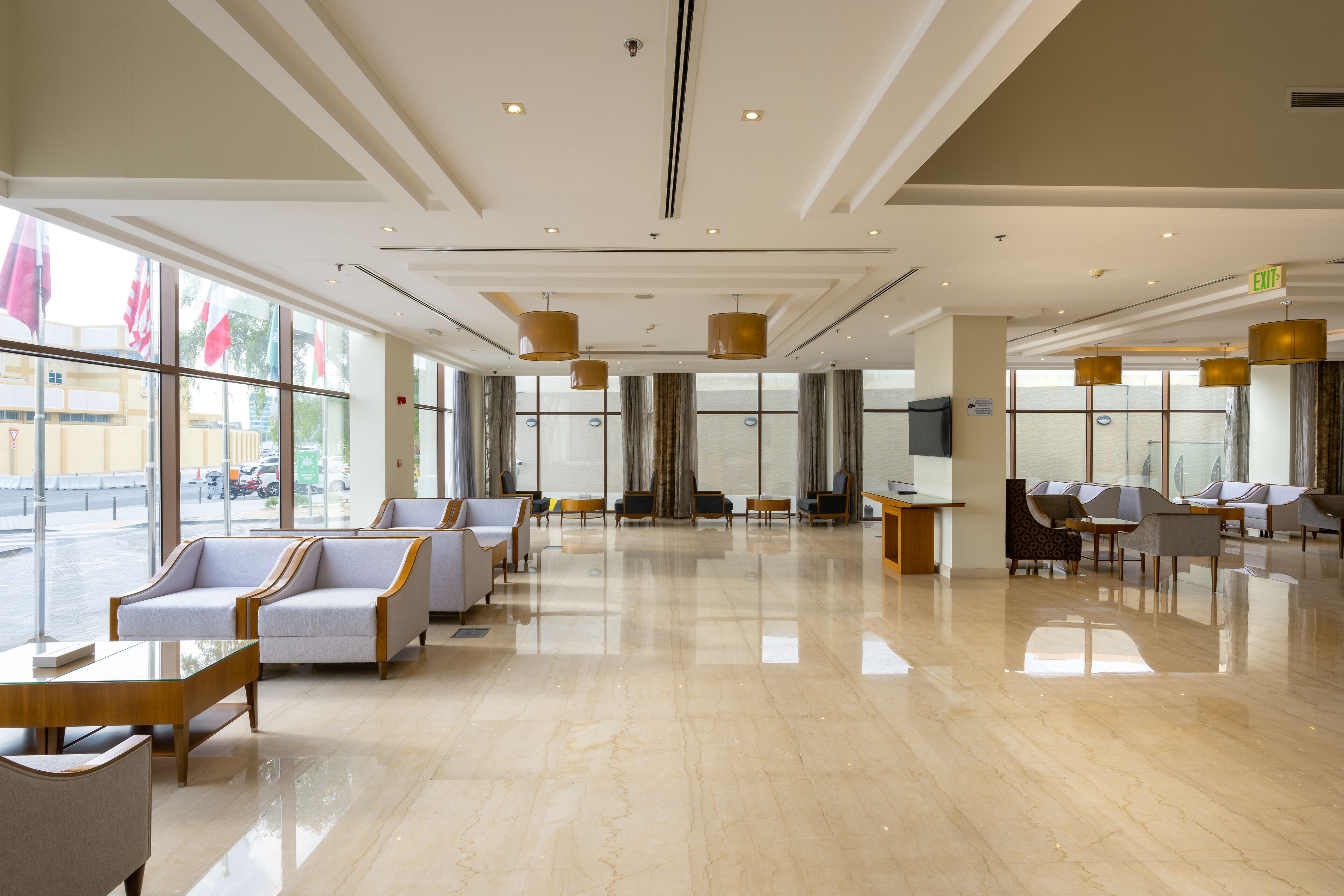 Khu tiếp khách ở sảnh