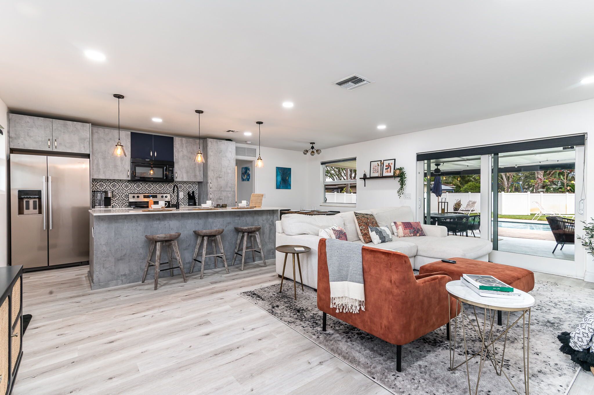 Stylish and Vibrant  Heated Pool House in Wilton Manors