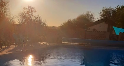 Converted Farmhouse and Barn with Private Pool in rural France.
