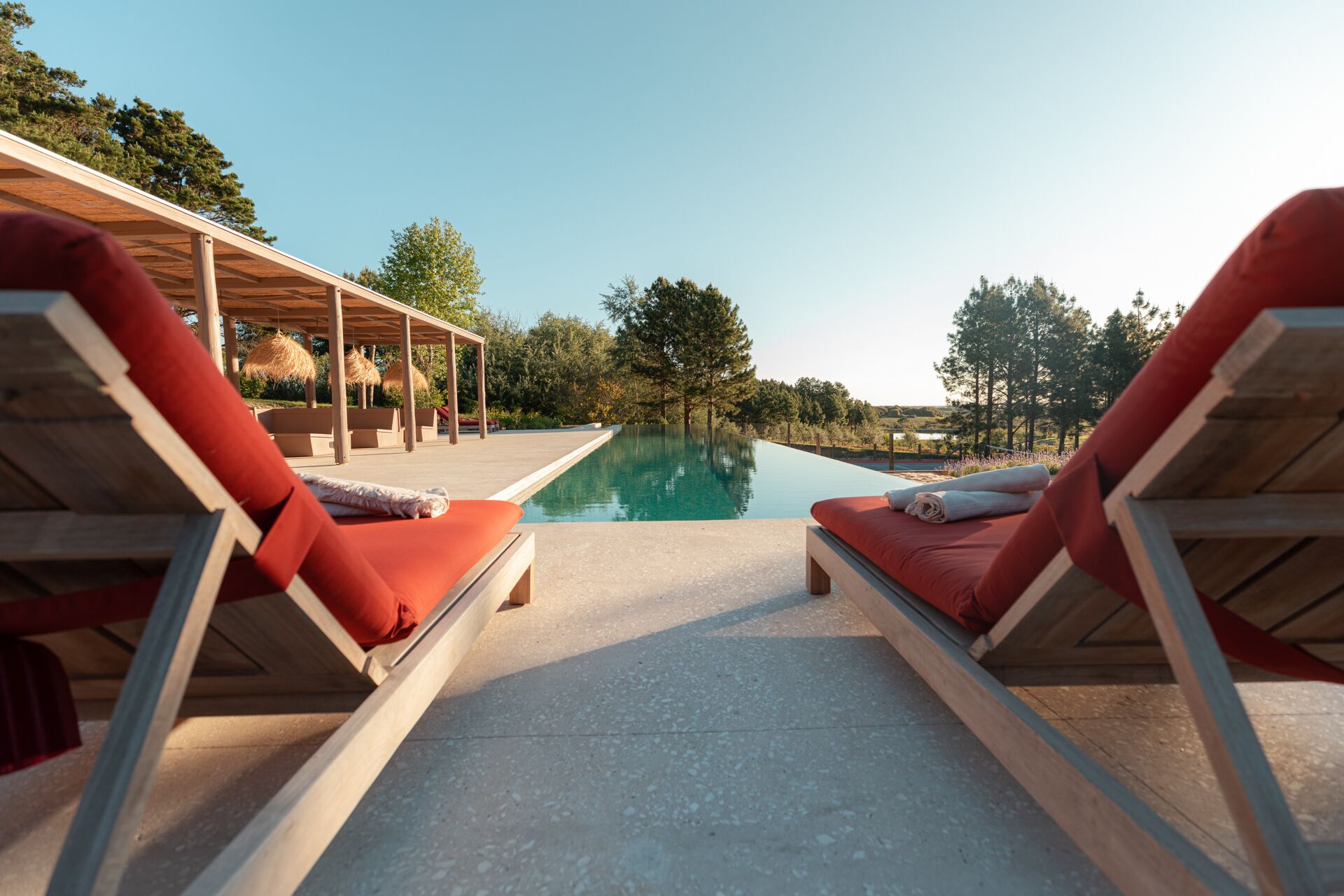 Seasonal outdoor pool