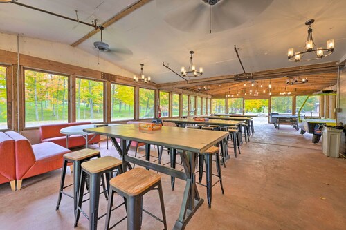 Cassopolis Cabin w/ On-Site Fishing Pier!